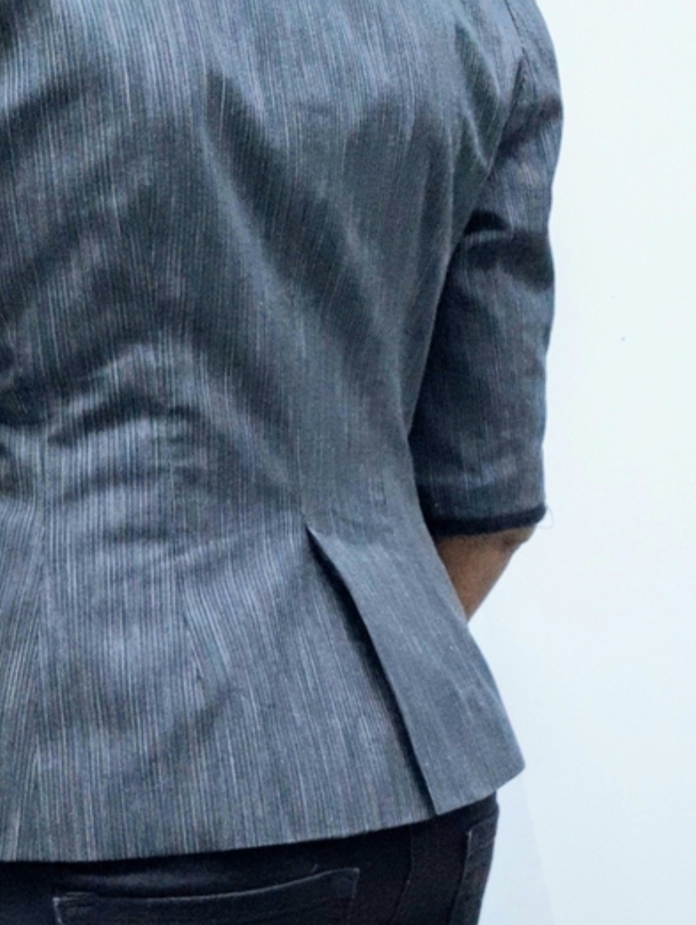 NWOT-Nanette Lepore Cotton & Linen Jacket - Picture 3 of 6